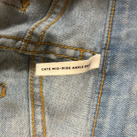 Rag & Bone Women's Light Blue Camo Skinny Jeans - Picture 5 of 12